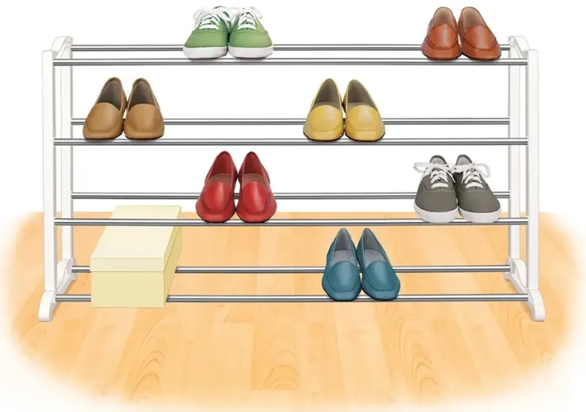 Hivvago 4 Tier Shoe Rack   Holds up to 20 Pair of Shoes