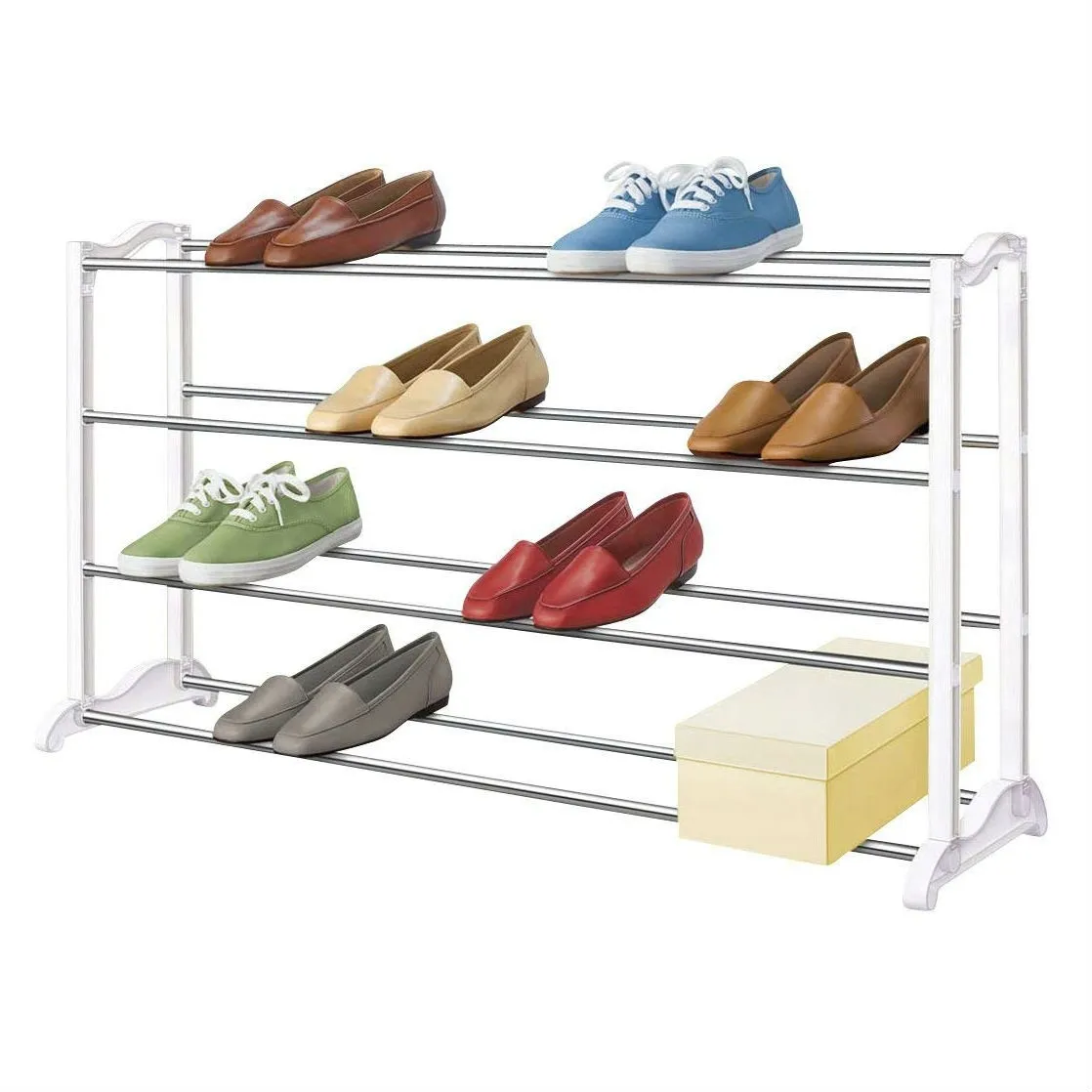 Hivvago 4 Tier Shoe Rack   Holds up to 20 Pair of Shoes