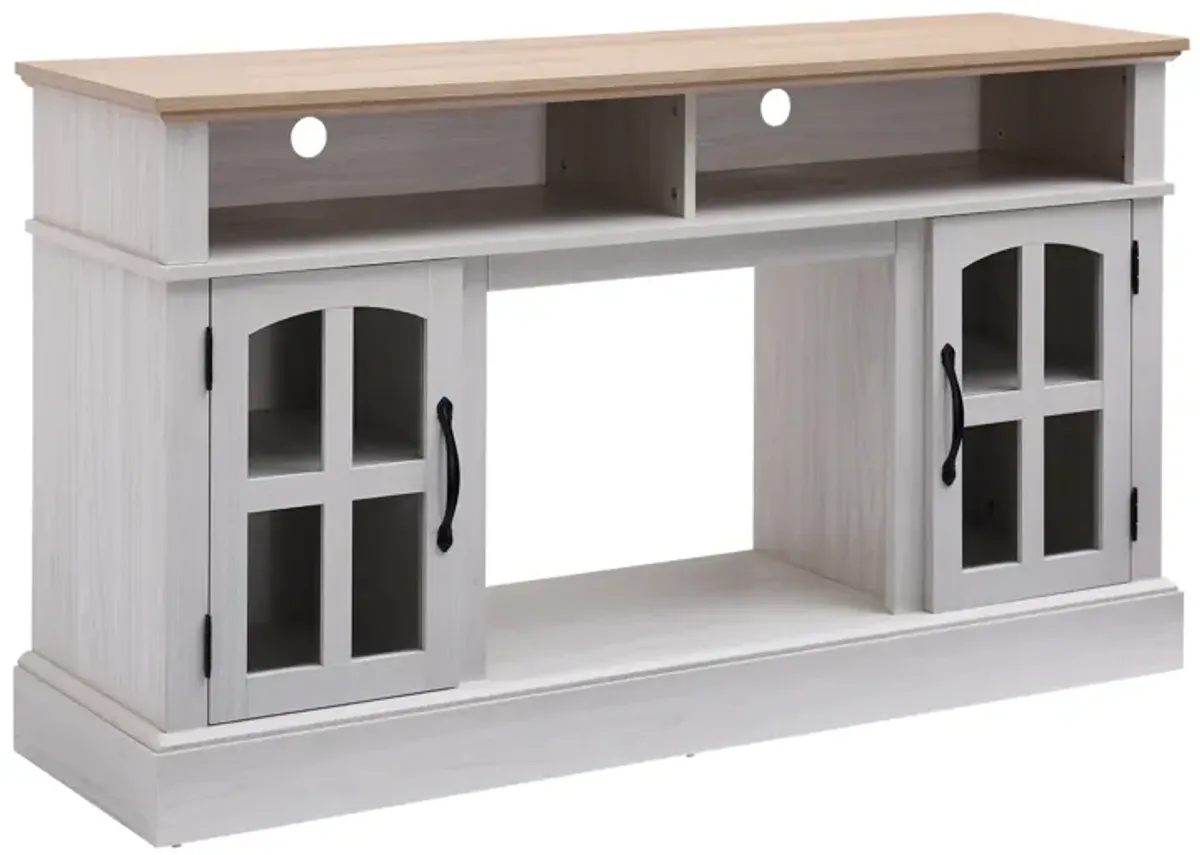 Streamdale 58" Fireplace TV Stand with 23" Electric Fireplace for TVs up to 70 Inch