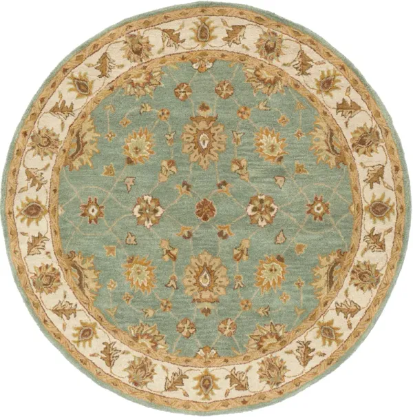 Middleton AWHR-2058 3'6' Round Green Rug