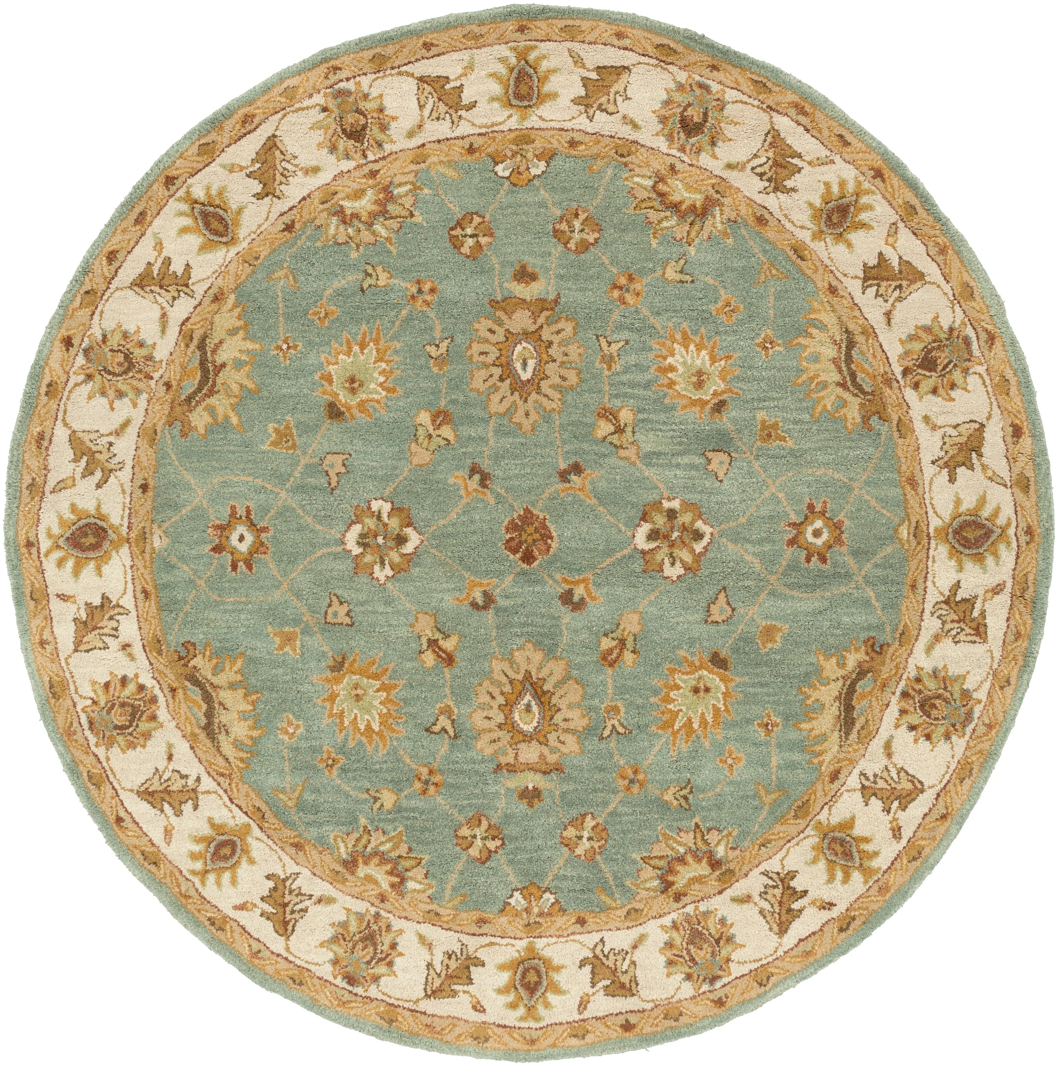 Middleton AWHR-2058 3'6' Round Green Rug