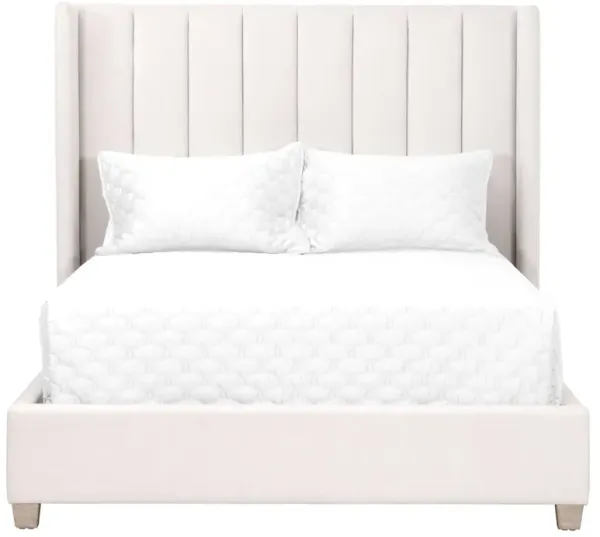 Chandler California King Bed, Cream