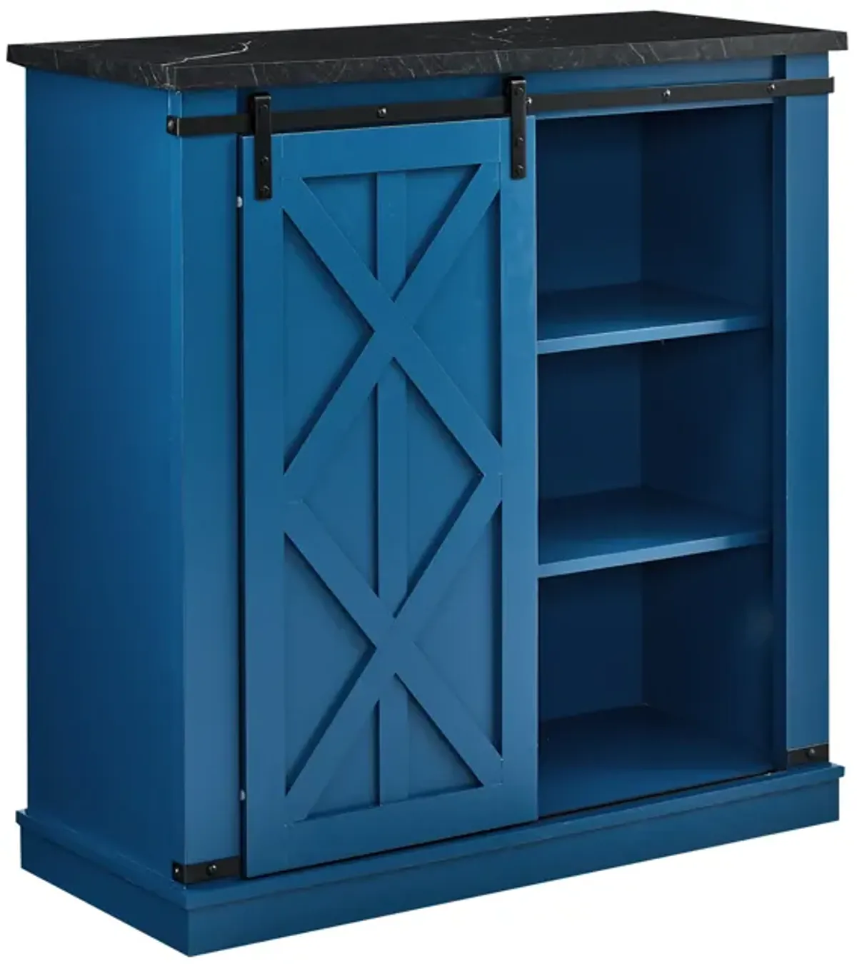 FESTIVO Rustic Wine Bar Cabinet: Space-Saving Storage Solution