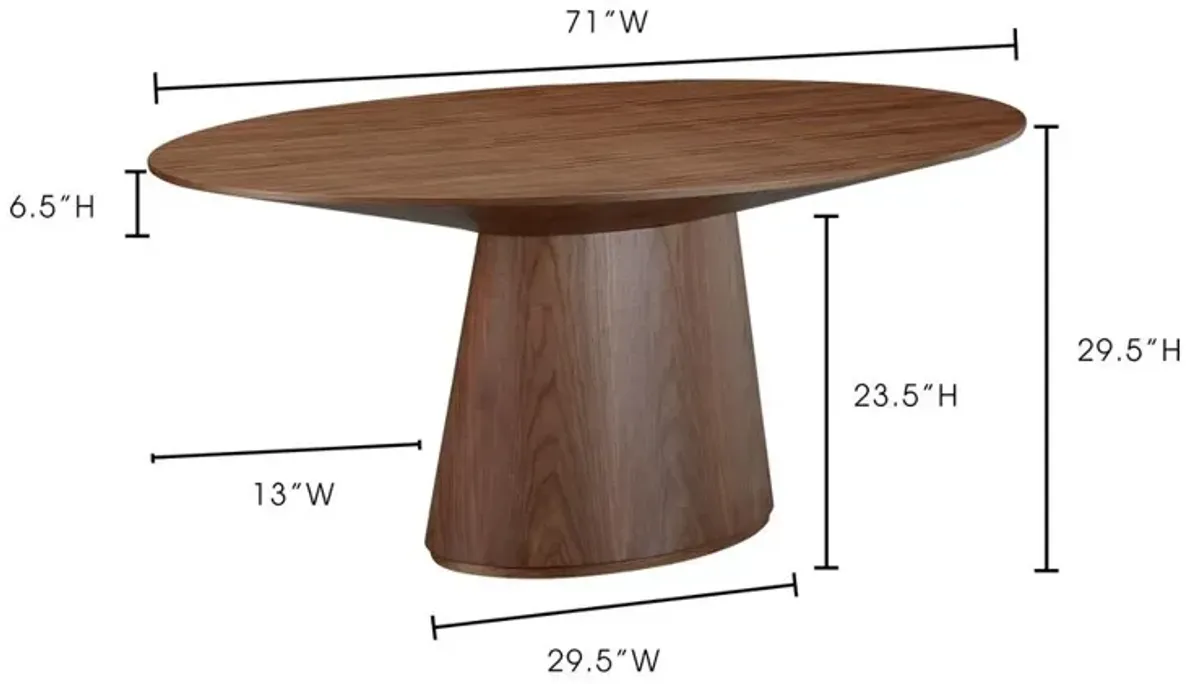 Moe's Home Collection Otago Oval Dining Table