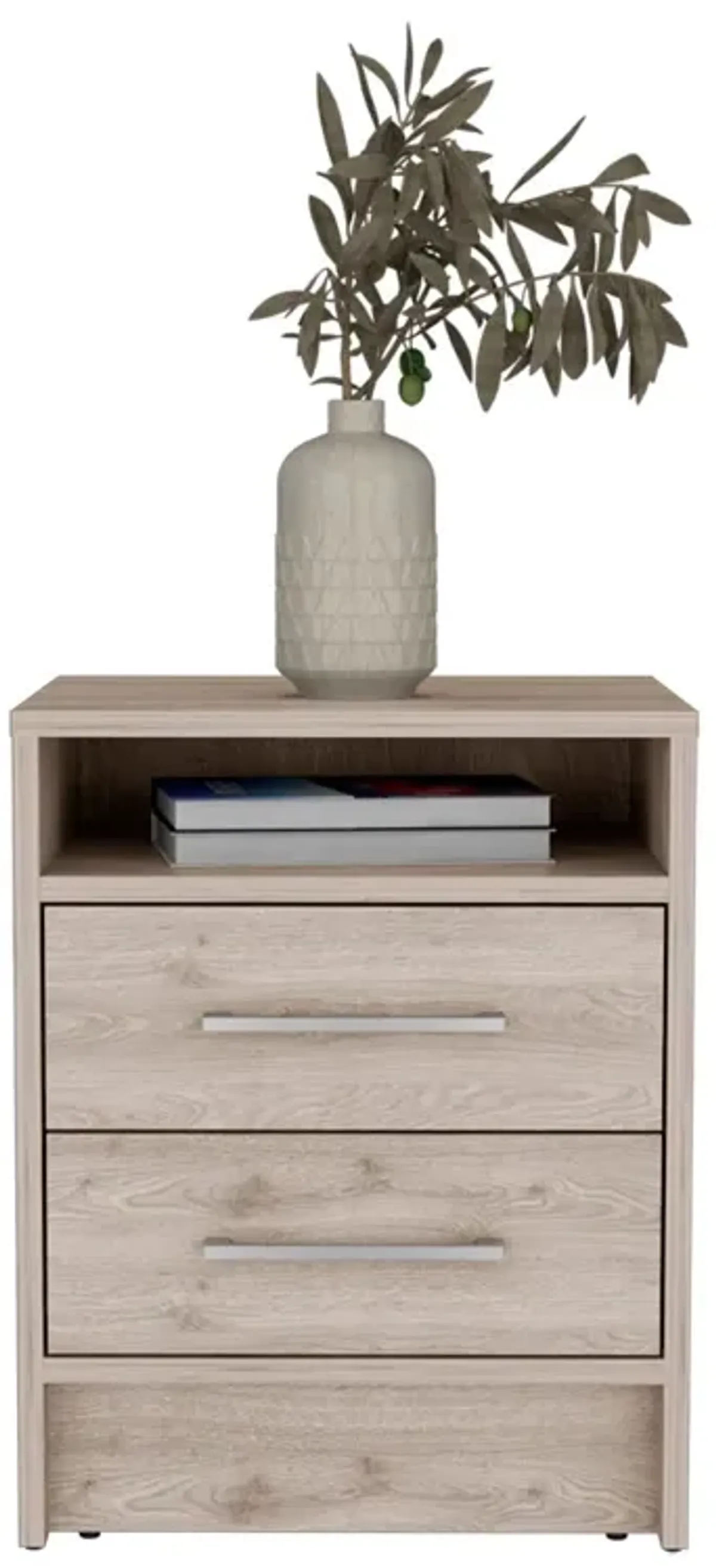 Nightstand Cartiz, Bedroom, Light Gray