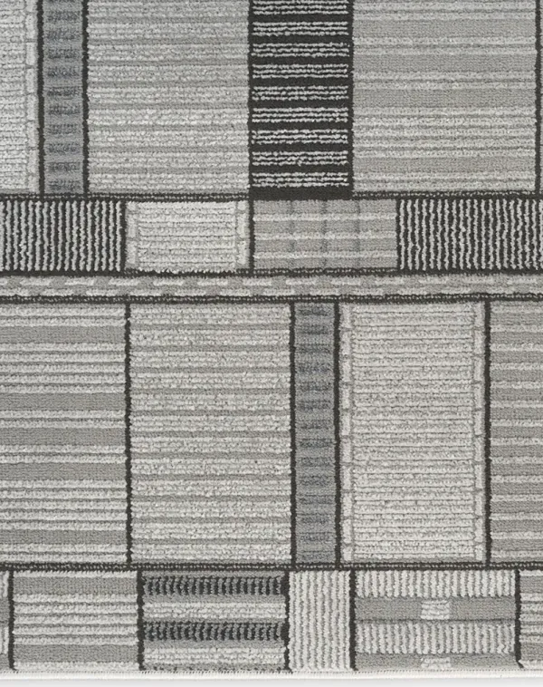 Nordic NRC04 Black/Gray 8' x 10' Rug