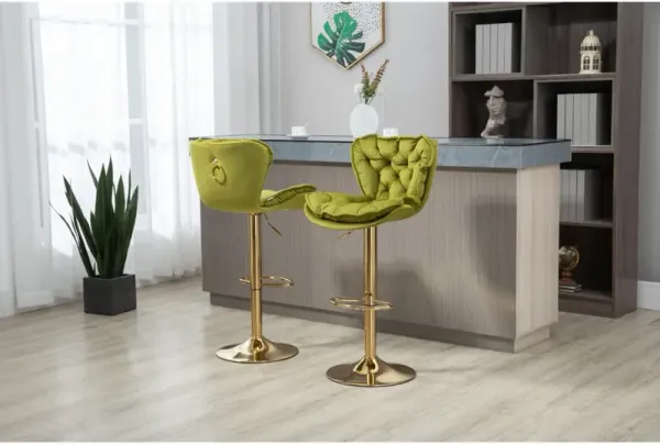 Bar Stools With Back And Footrest Counter Height Chairs Set of 2