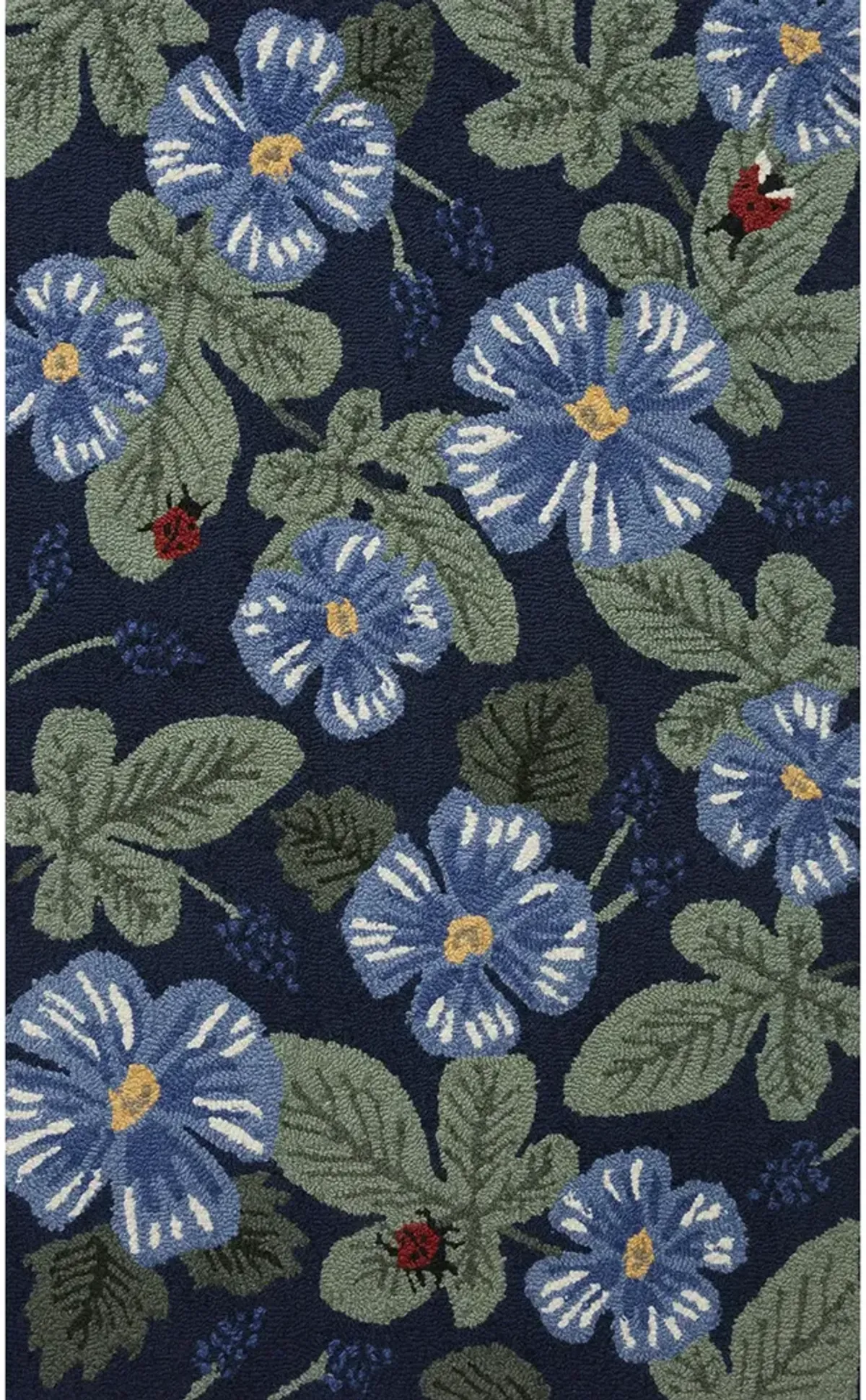 Minnie MIN05 Navy 2'3" x 3'9" Rug