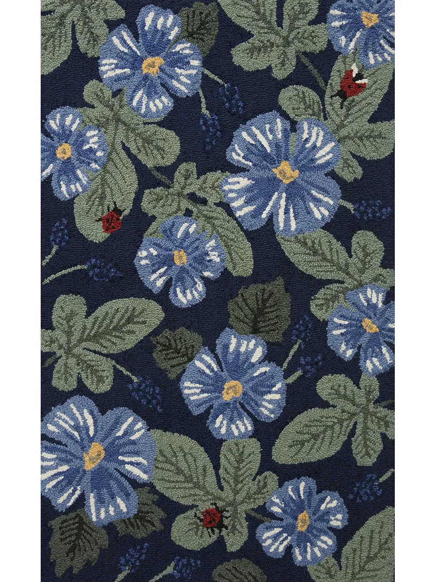 Minnie MIN05 Navy 2'3" x 3'9" Rug