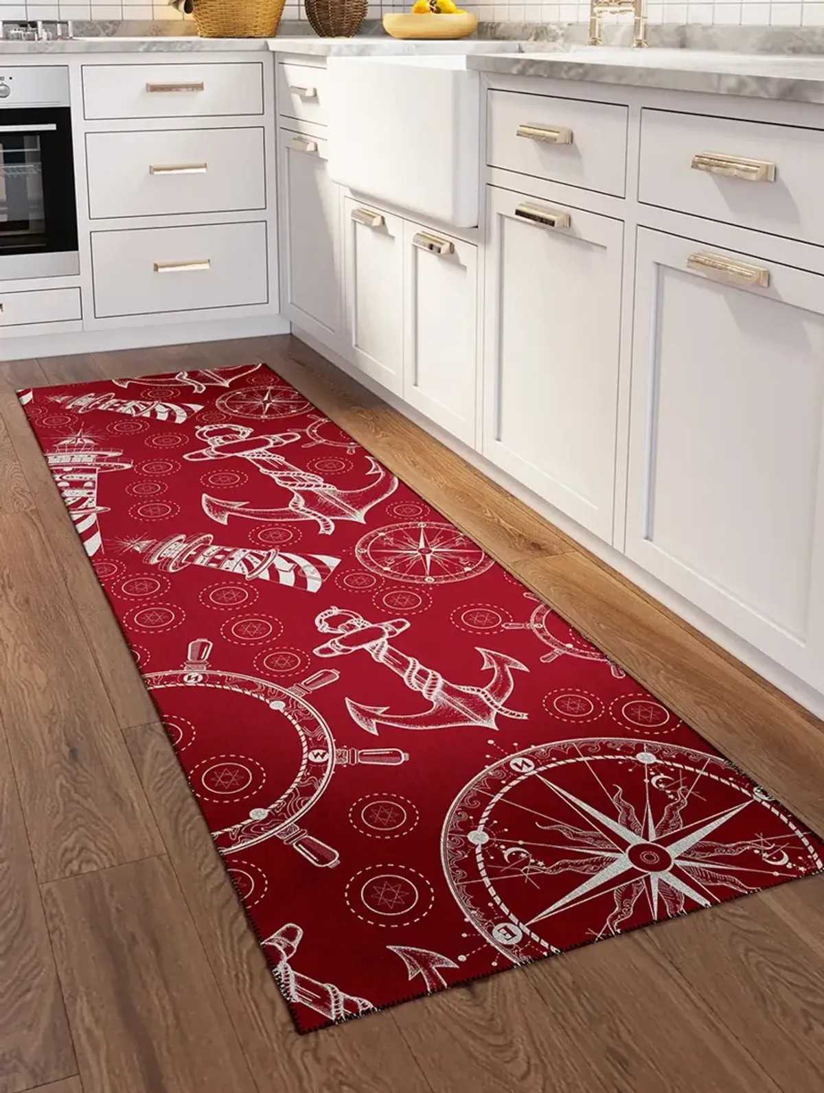 Harbor HA9 Red 2'3" x 7'6" Rug