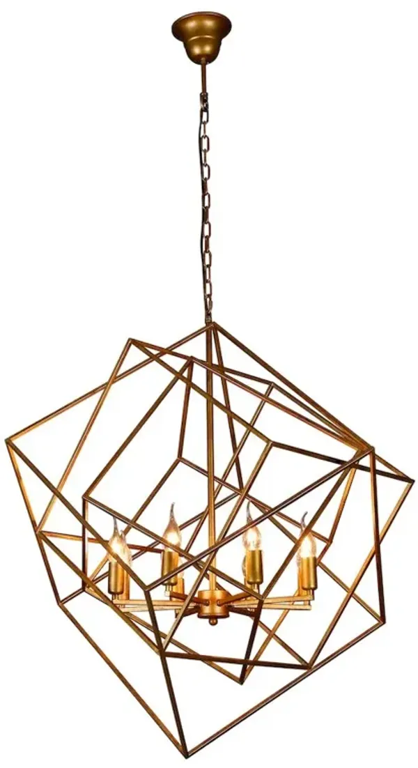 World Interiors Heritage Geometric Pendant with 8 Lights