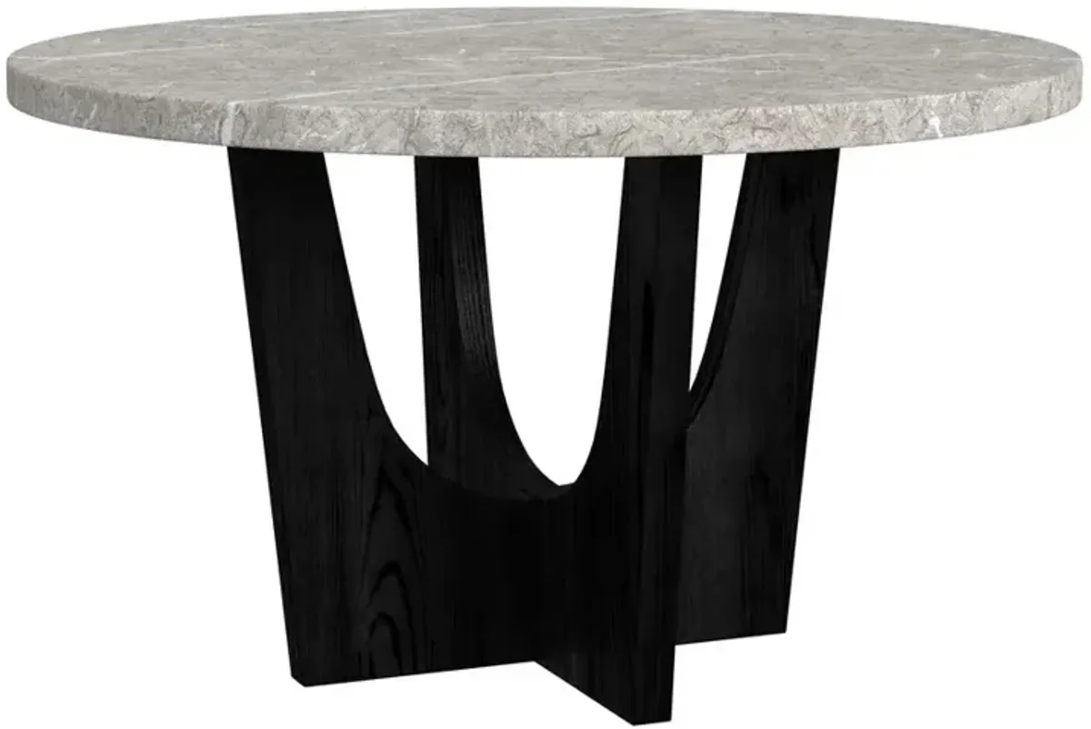 Oregon Round Faux Marble Dining Table