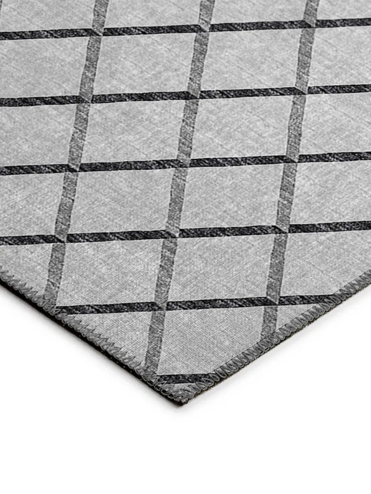 York YO1 Gray 4' Rug