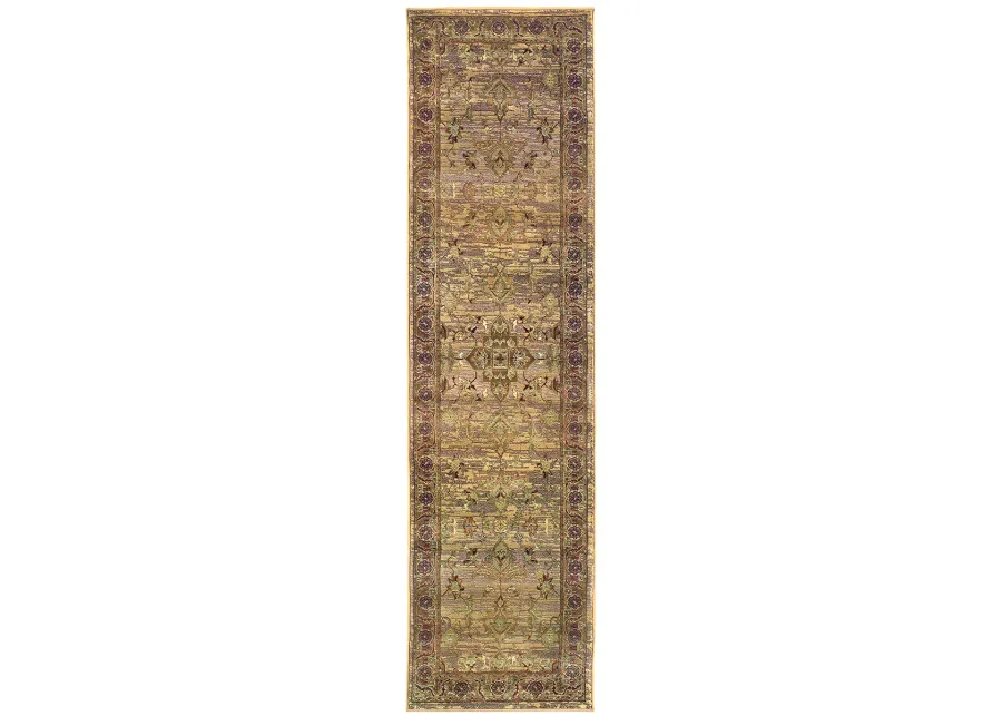 Kharma 2'3" x 7'6" Beige Rug