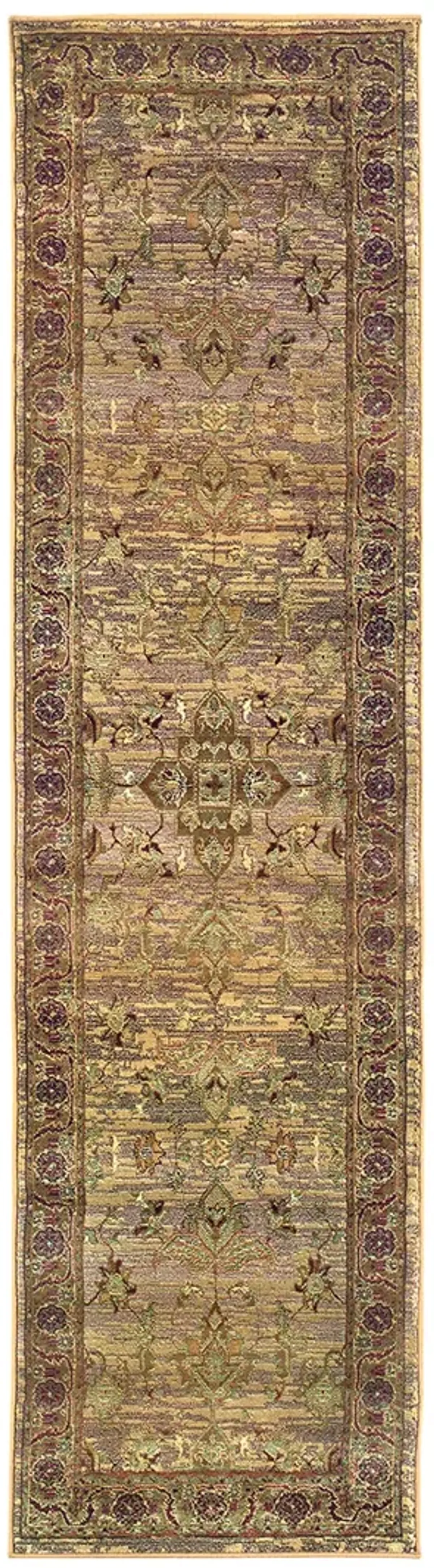 Kharma 2'3" x 7'6" Beige Rug