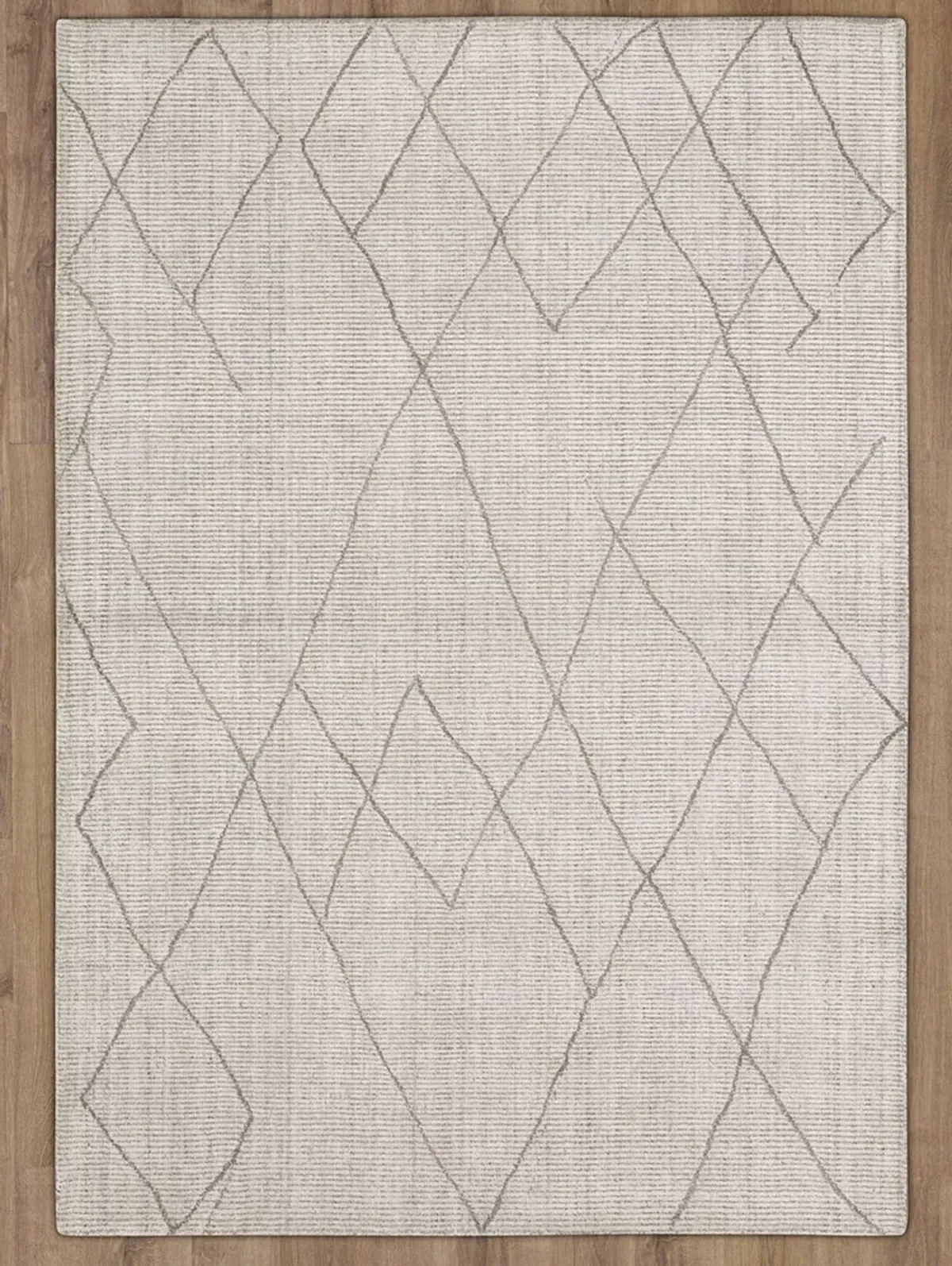 Tangier Tribal Diamond Silver 2' X 8' Rug