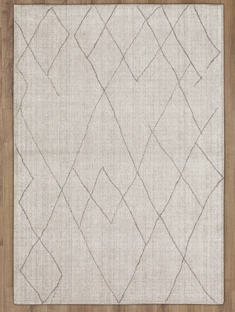 Tangier Tribal Diamond Silver 2' X 8' Rug