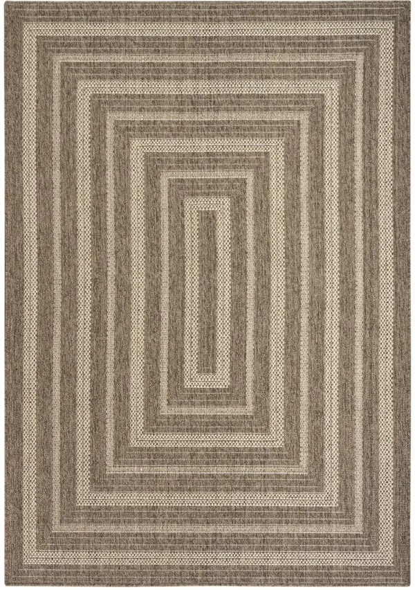 Tulum TLM04 Brown 5'3" x 7' Rug