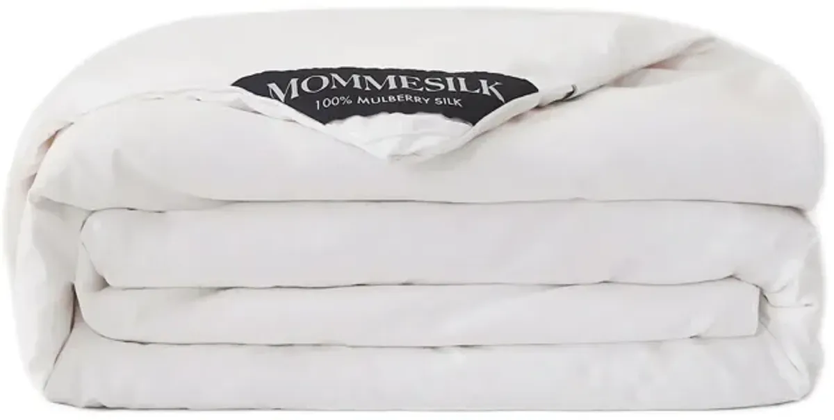 MOMMESILK All Season Cotton Covered Silk Comforter