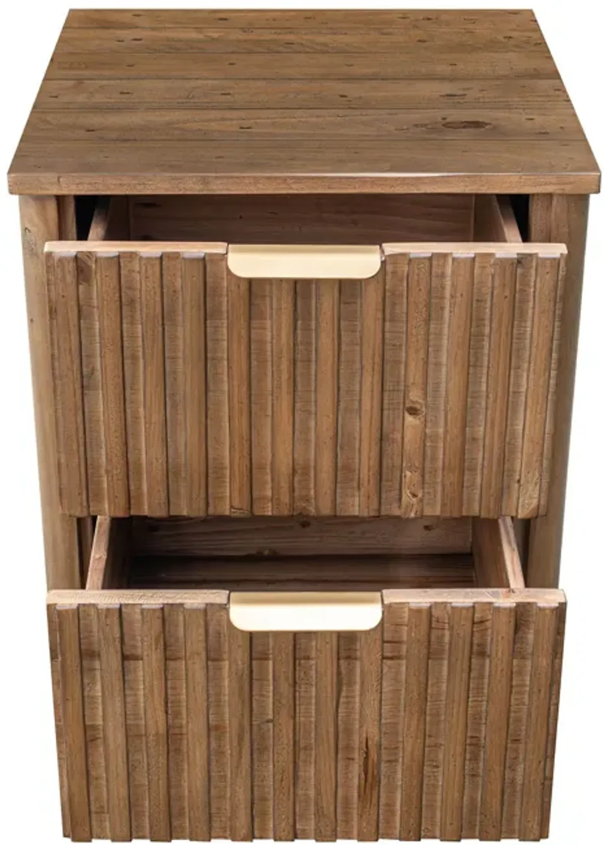 Britanica 2 Drawer Nightstand