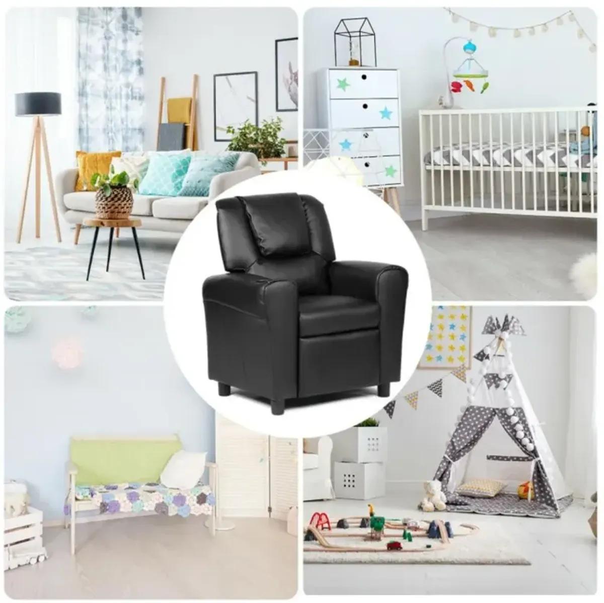 Hivvago Kids Recliner Armchair Sofa