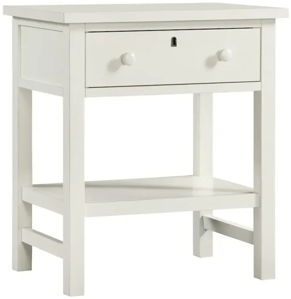 Comfort Pointe Franklen 1-drawer Storage Nightstand - Antique White