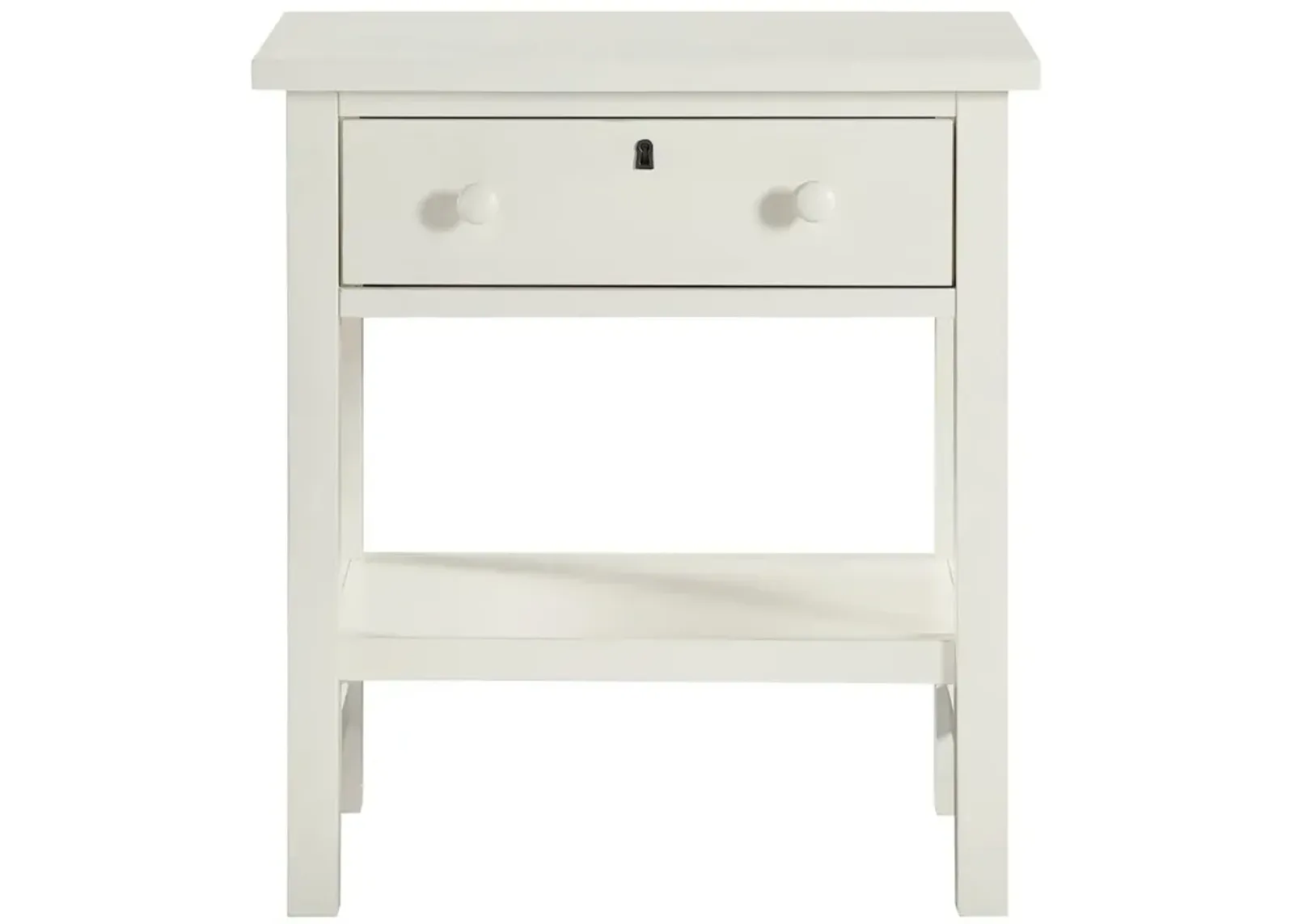 Comfort Pointe Franklen 1-drawer Storage Nightstand - Antique White