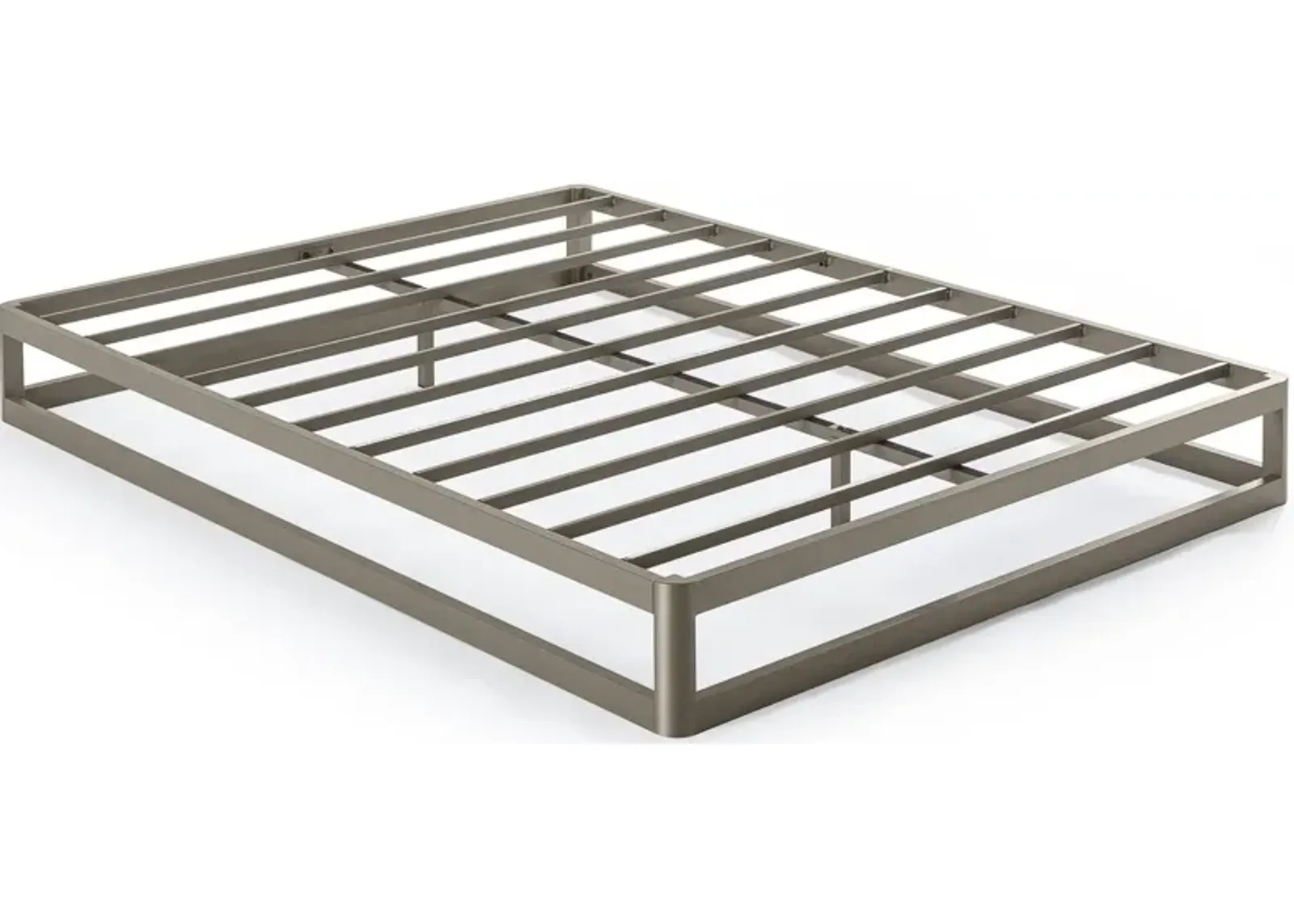 Hivvago Queen size Modern Heavy Duty Low Profile Metal Platform Bed Frame