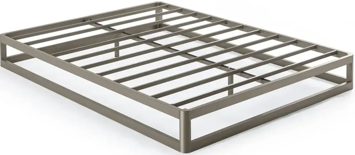 Hivvago Queen size Modern Heavy Duty Low Profile Metal Platform Bed Frame