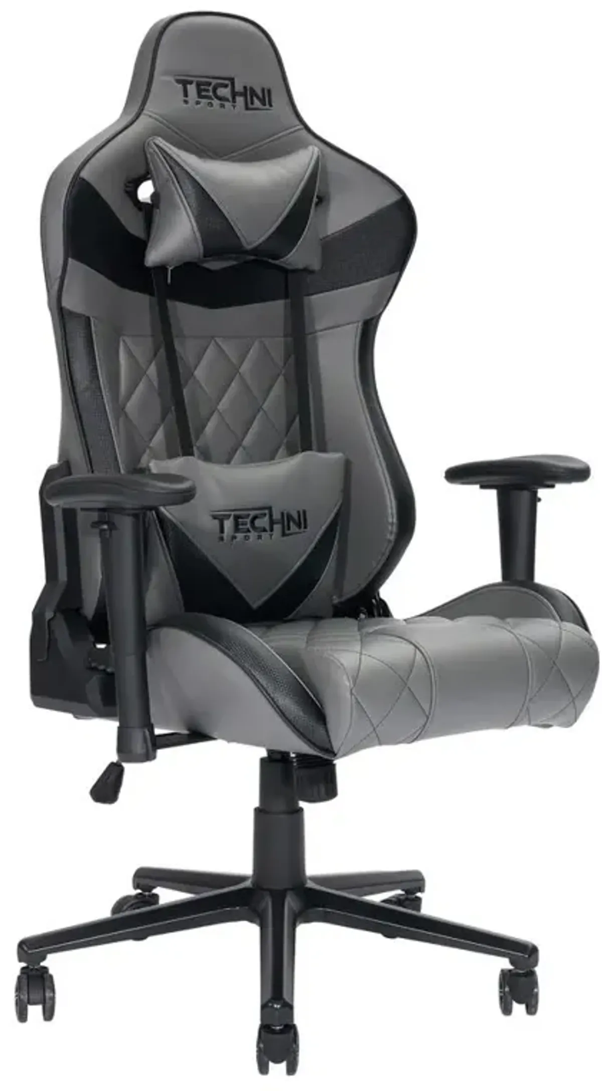 Techni Sport XL Ergonomic Gaming Chair, Grey