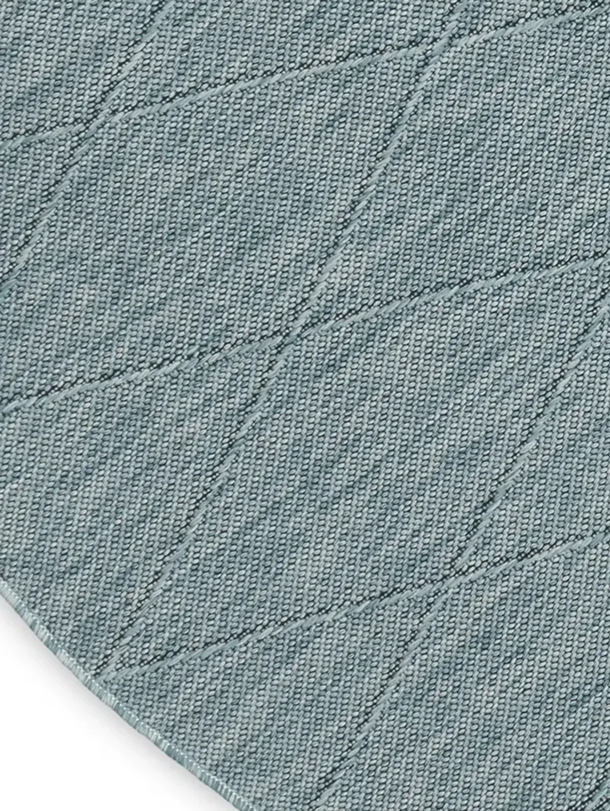 Washable Solutions WSL01 Aqua 8' x Round Rug