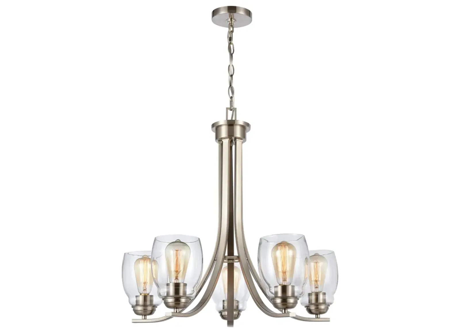 Calistoga 25" 5-Lt Chandelier