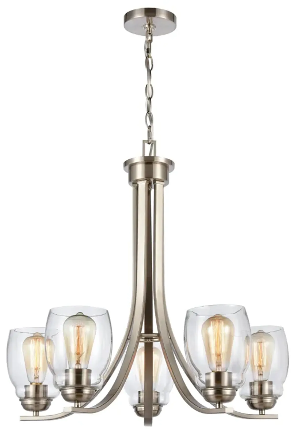 Calistoga 25" 5-Lt Chandelier