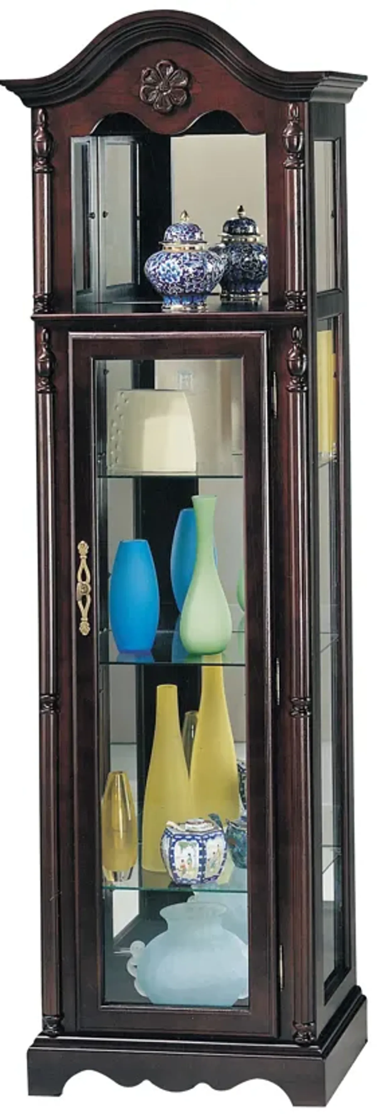 ACME Lindsey Curio Cabinet, Cherry