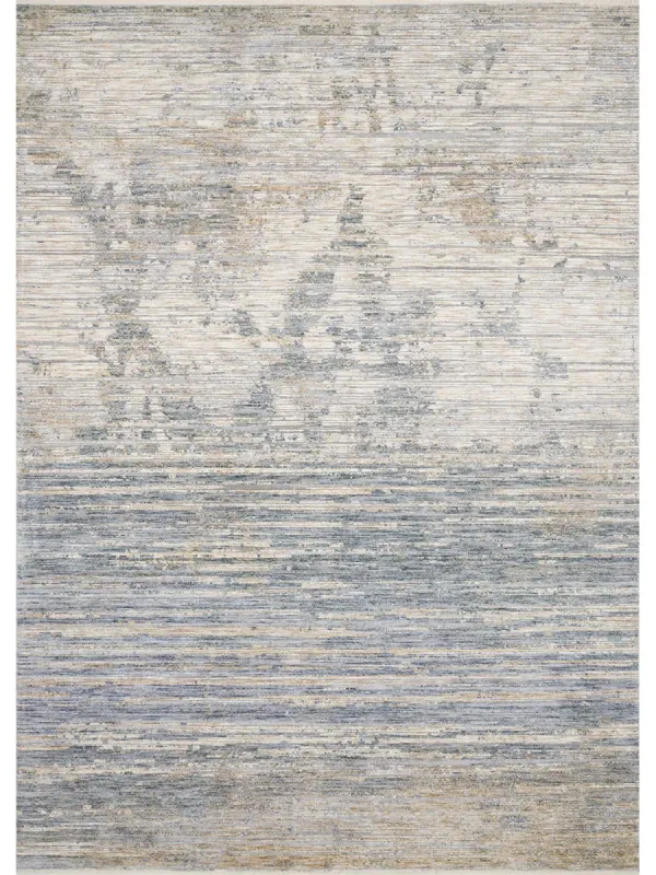 Pandora PAN06 Ivory/Blue 3'9" x 5'9" Rug