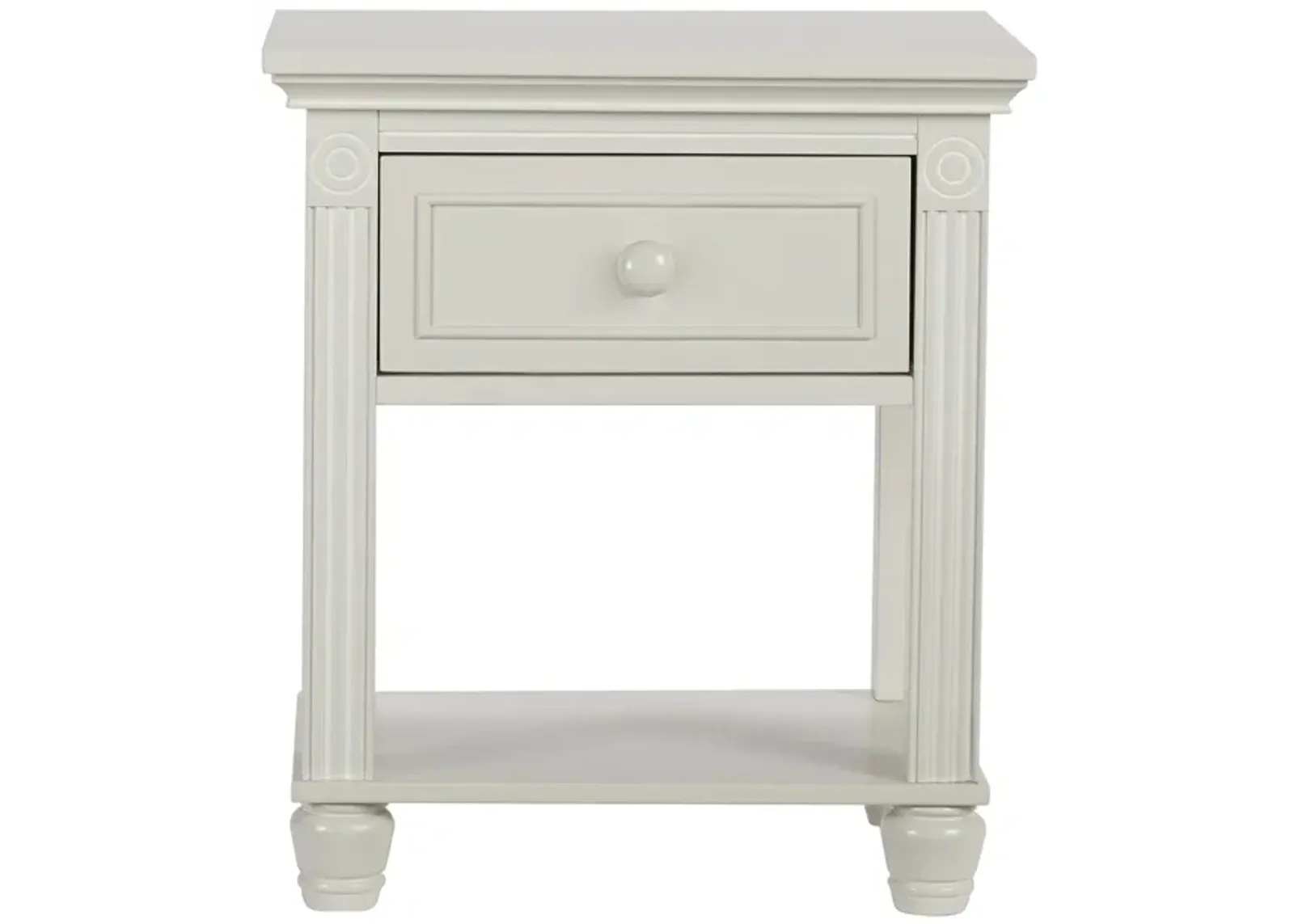 Baby Cache Montana Nightstand Glazed White