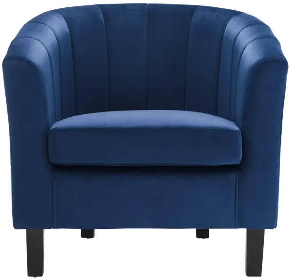 Prospect Channel Tufted Performance Velvet Armchair