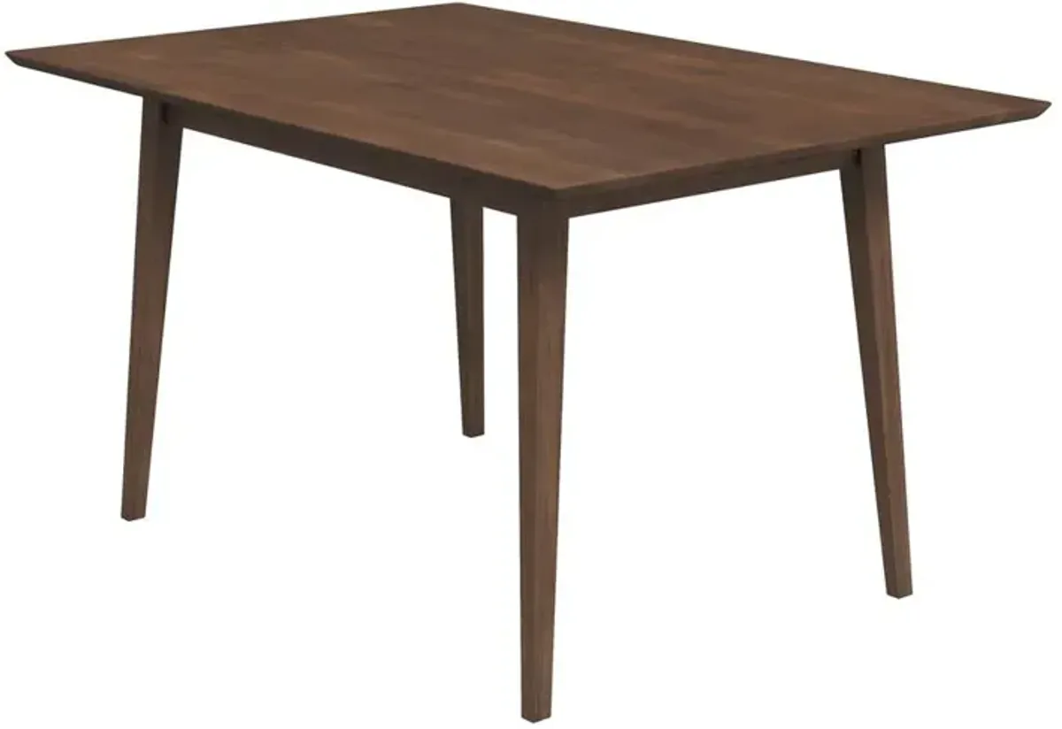 Ashcroft Furniture Co Mary Modern Style Solid Wood Rectangular Dining Kitchen Table