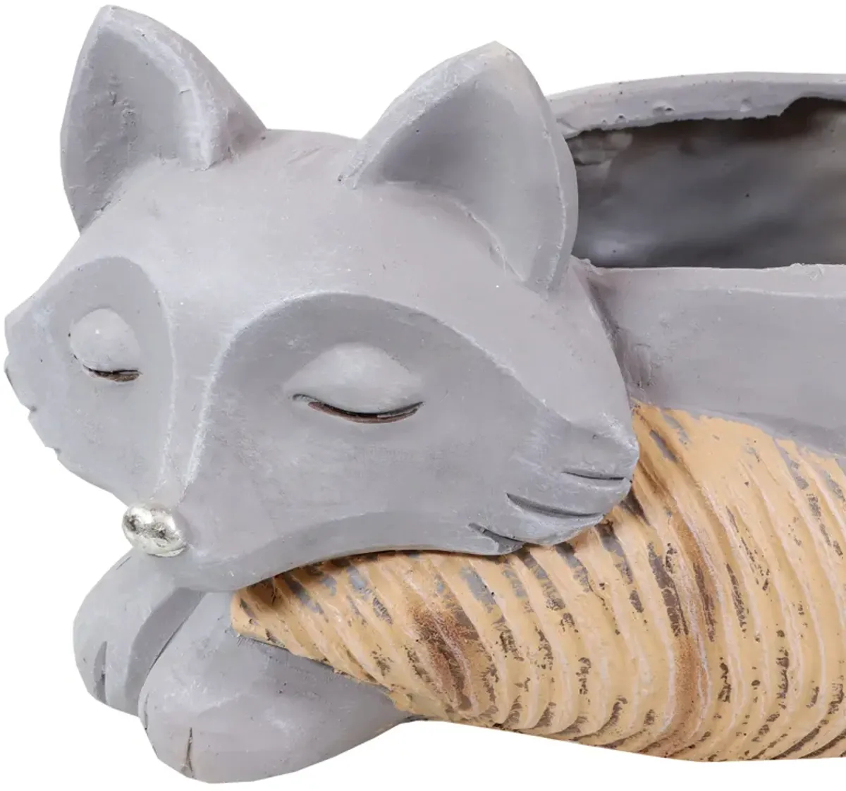 Sunnydaze Magnesium Oxide Finley the Fox Indoor Plater Statue - 8 in