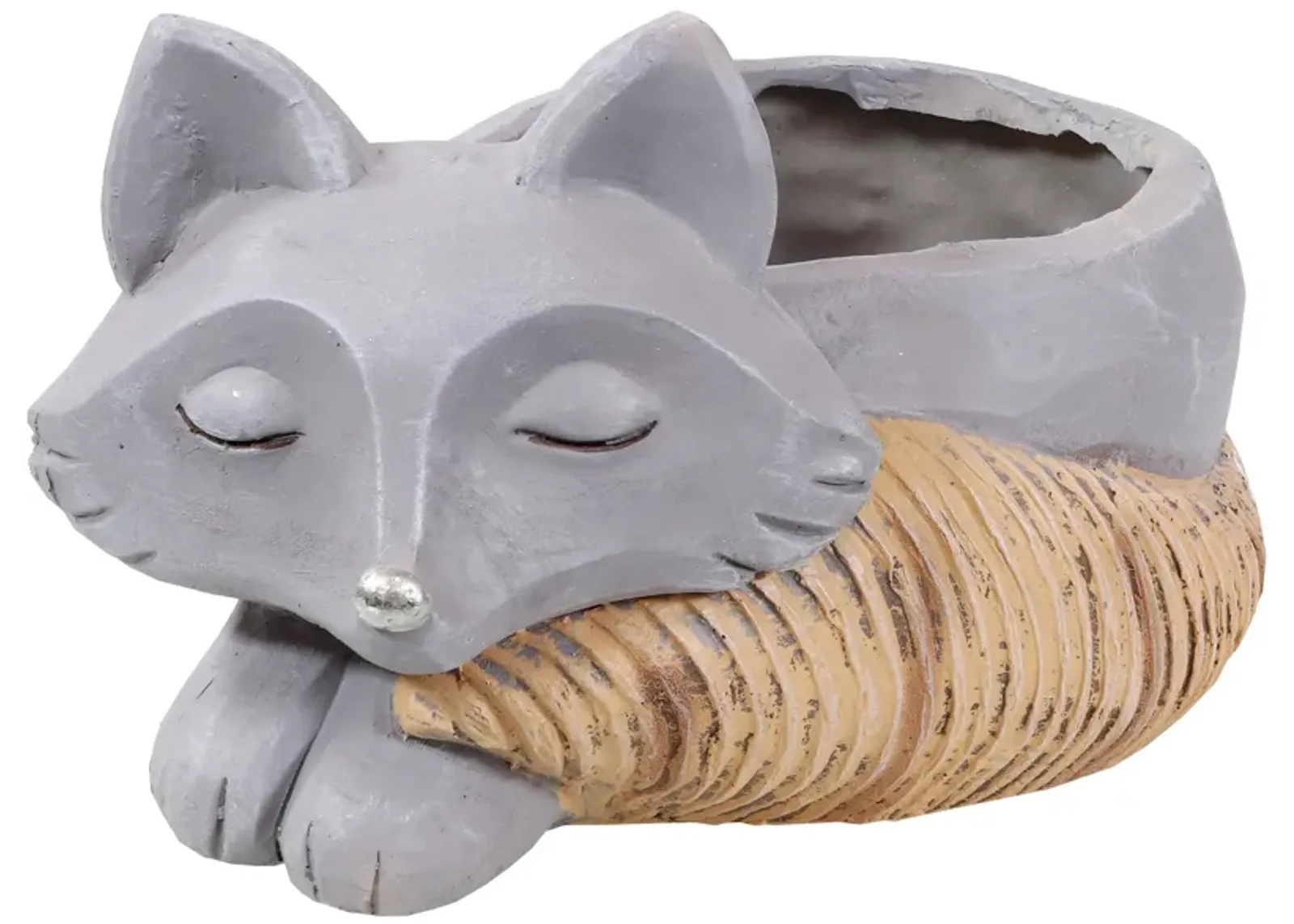 Sunnydaze Magnesium Oxide Finley the Fox Indoor Plater Statue - 8 in