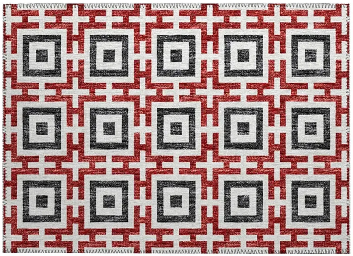 Marlo MO1 Red 20" x 30" Rug