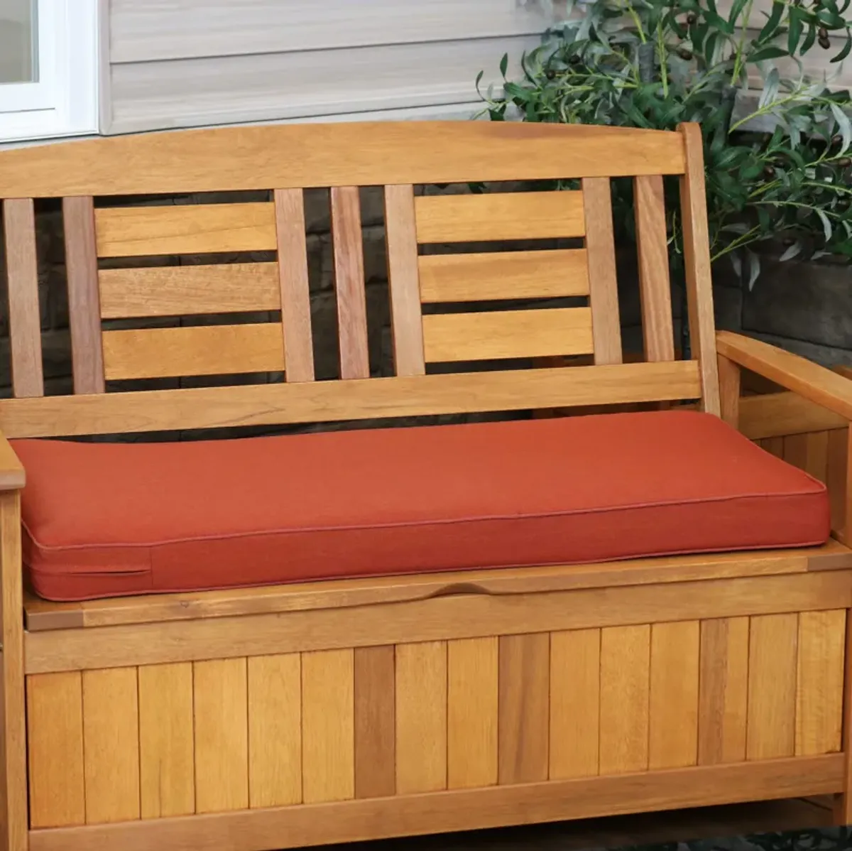 Sunnydaze Indoor/Outdoor Olefin Bench Cushion - 41 in x 18 in