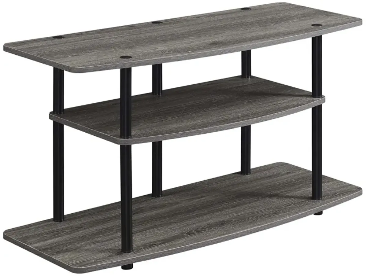 Convenience Concepts Designs2Go No Tools 3 Tier Wide TV Stand