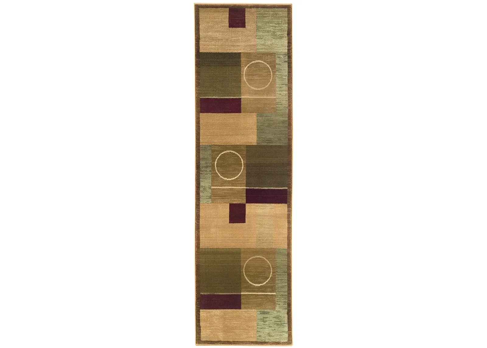 Generations 2'3" x 7'6" Grn Rug