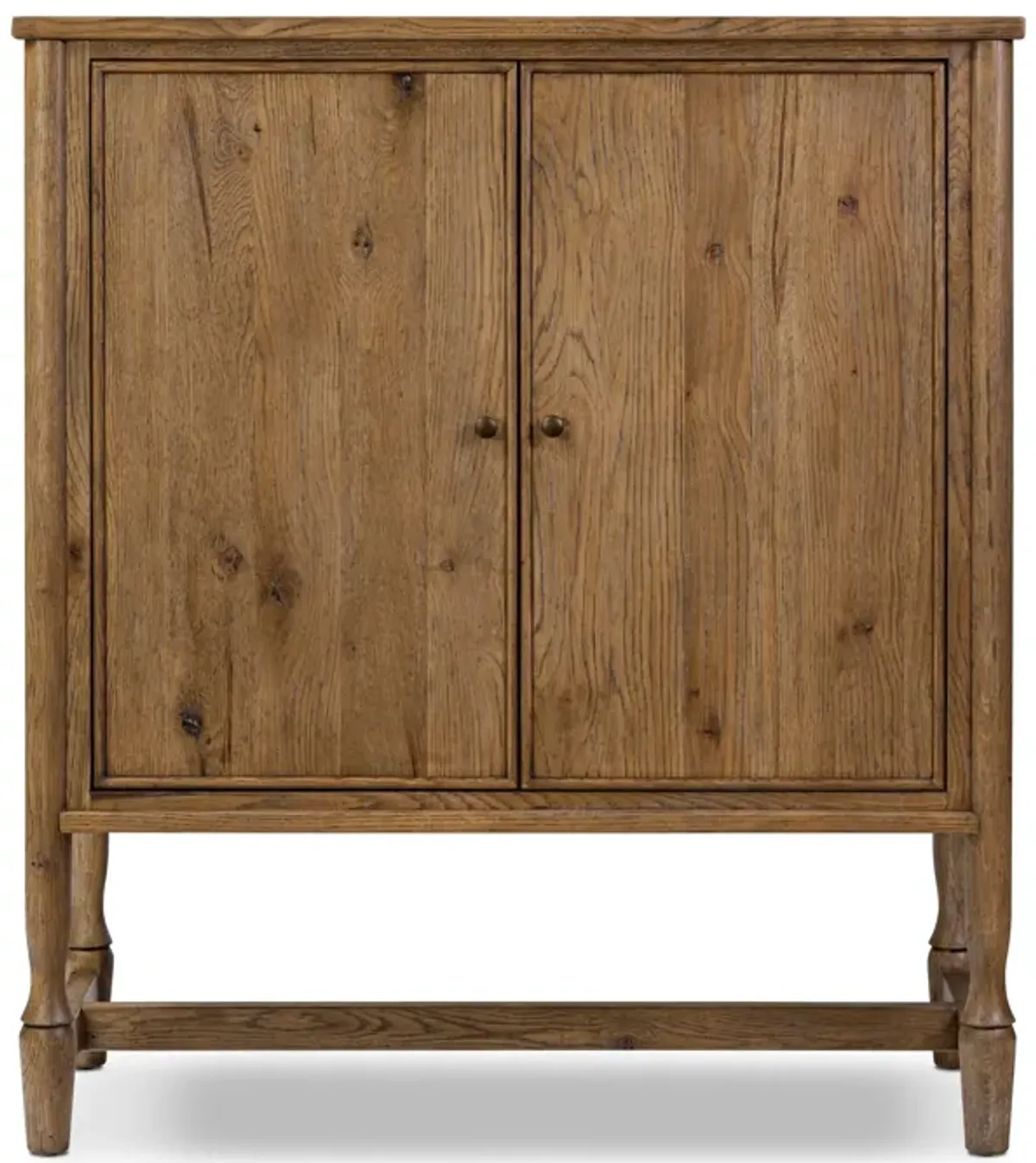 Bari Weathered Oak Bar Cabinet