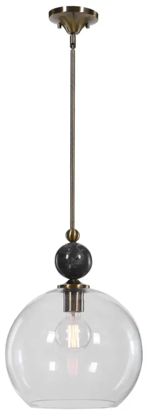 Uttermost Mendota 1 Light Glass Pendant