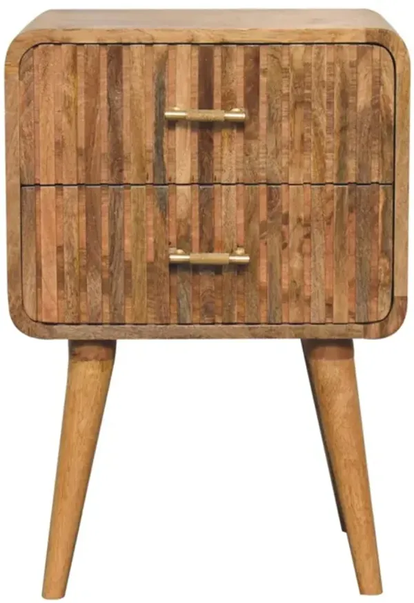 Artisan Furnitue T-bar Ridged Nightstand