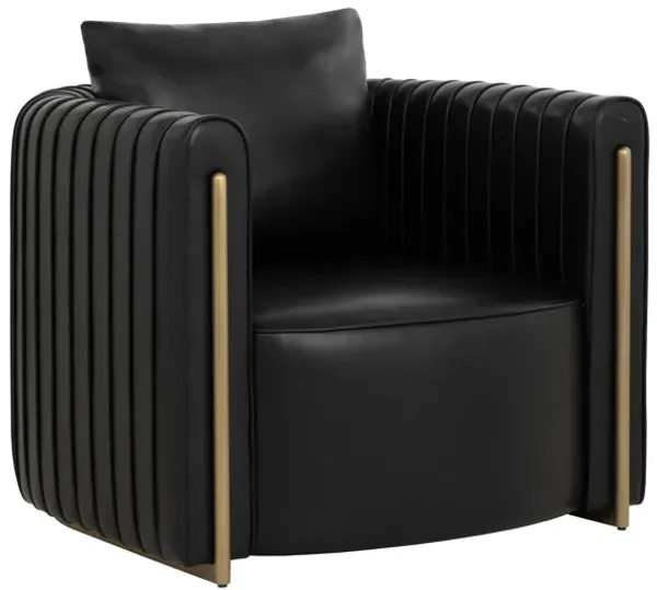 Alix Lounge Chair-Cantina Blk