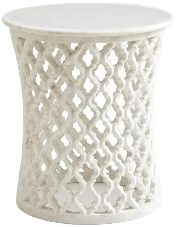 Marble Arabesque Side Table