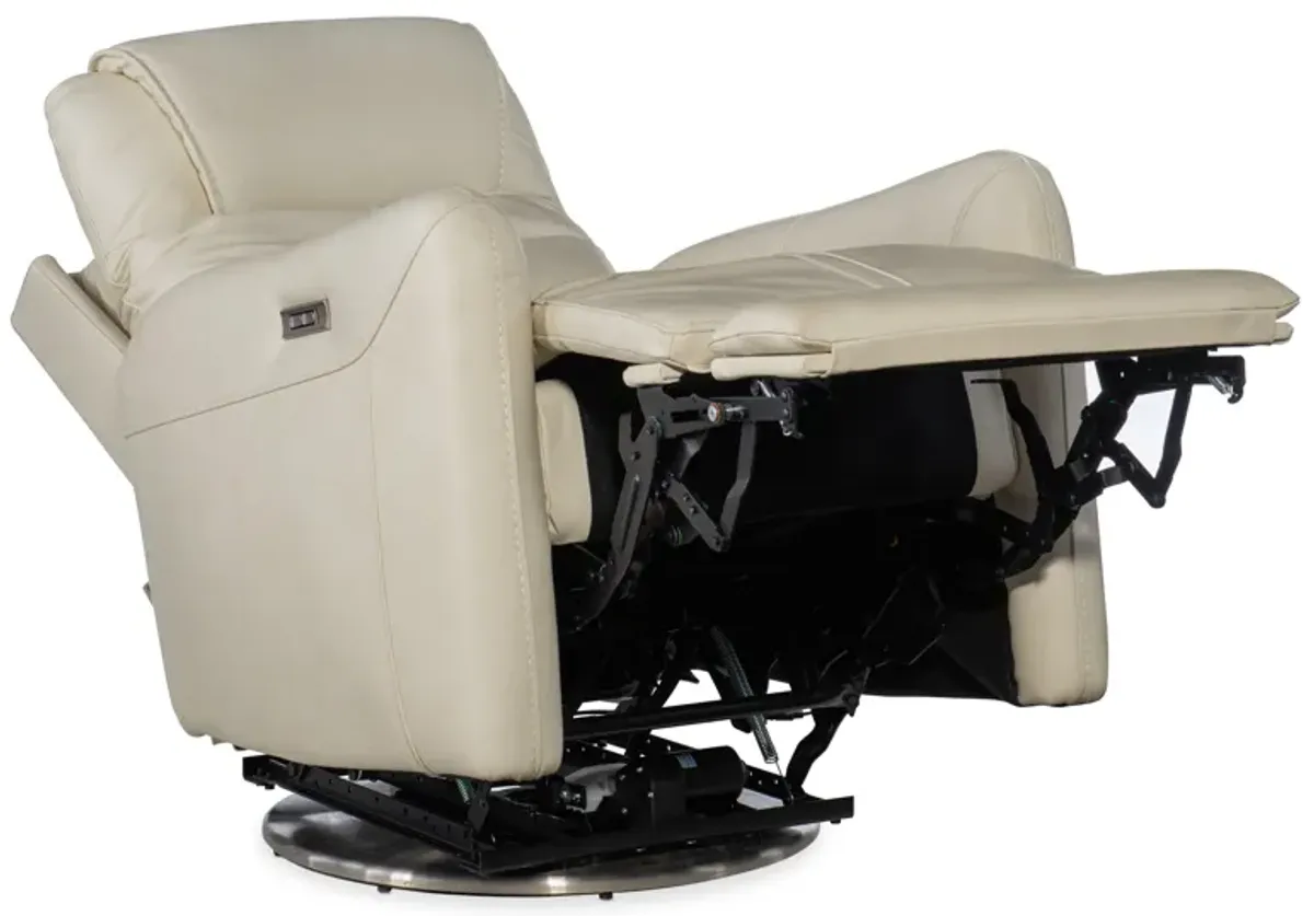 Steffen Swivel Power Recliner with Power Headrest